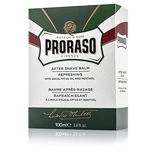 Proraso After Shave Balm - Eucalyptus Oil & Menthol - Refreshing After Shave Cream for All Beard Types - Premium Italian Shaving - 3.4 oz Avelisse