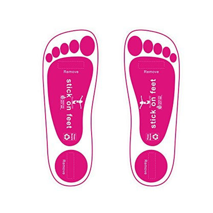 STICKONFEET Premium Feet Pads for Spray Tanning – Disposable Foot Protectors for Salons & Mobile Pros – 25 Pairs Avelisse