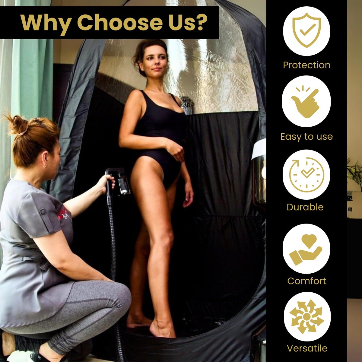 STICKONFEET Premium Feet Pads for Spray Tanning – Disposable Foot Protectors for Salons & Mobile Pros – 25 Pairs Avelisse