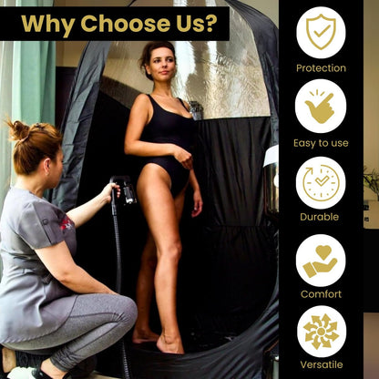 STICKONFEET Premium Feet Pads for Spray Tanning – Disposable Foot Protectors for Salons & Mobile Pros – 25 Pairs Avelisse