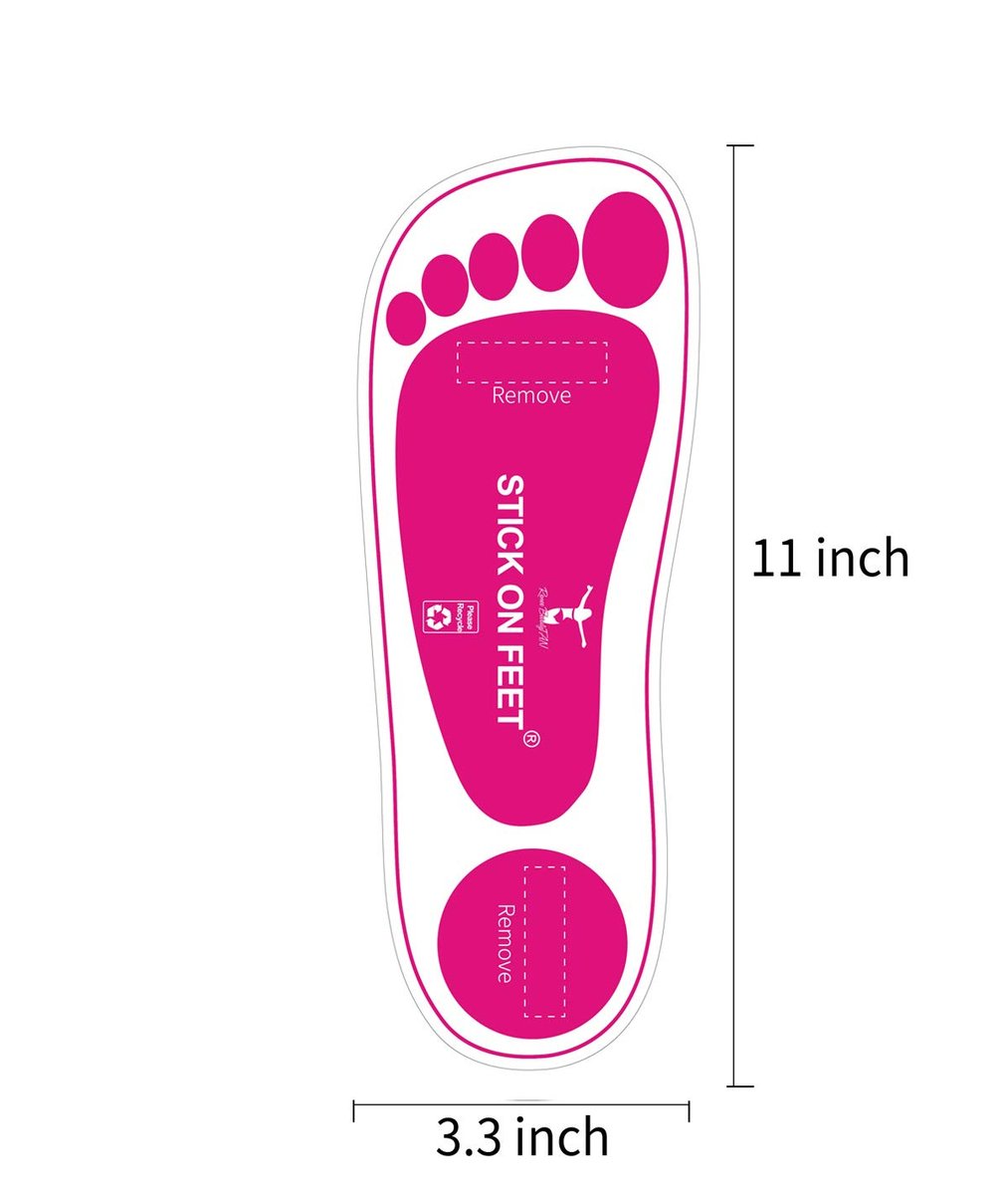 STICKONFEET Premium Feet Pads for Spray Tanning – Disposable Foot Protectors for Salons & Mobile Pros – 25 Pairs Avelisse