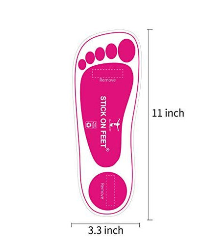 STICKONFEET Premium Feet Pads for Spray Tanning – Disposable Foot Protectors for Salons & Mobile Pros – 25 Pairs Avelisse