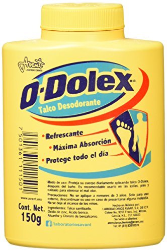 Odolex Deodorant Talcum Powder (Talco Desodorante) 150g - Long-Lasting Freshness, Aluminum-Free - görsel 1