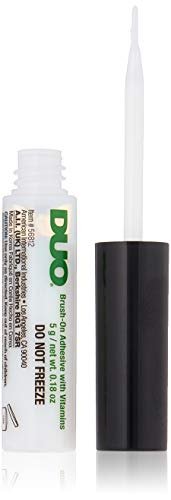 Duo Brush-On Striplash Adhesive White/Clear, 0.18 Ounce (Pack of 2) - Professional Eyelash Glue - görsel 2