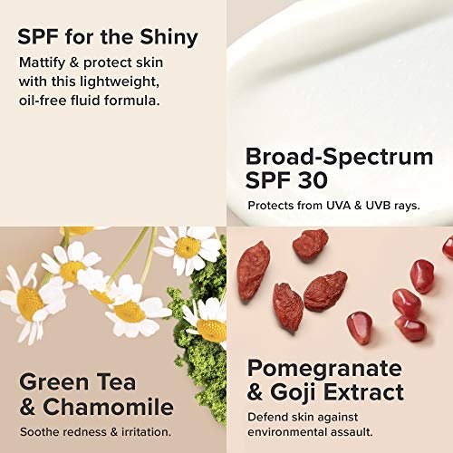 Paula's Choice CLEAR Ultra-Light Hydrating Oil-Free Face Sunscreen SPF 30 - Lightweight Sunscreen for Blemish-Prone Skin with Green Tea & Chamomile, 2 oz Avelisse