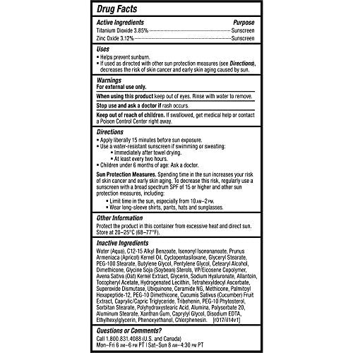 Paula's Choice SKIN RECOVERY Daily Moisturizing Lotion SPF 30 – Mineral Sunscreen for Face with Oat & Cucumber, UVA/UVB Protection, Fragrance-Free, 2 oz Avelisse
