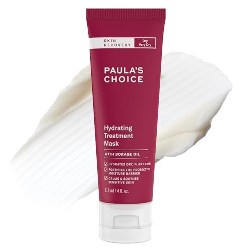 Paula's Choice SKIN RECOVERY Hydrating Treatment Face Mask - Overnight Mask with Primrose Oils, Vitamin C, A, E & Hyaluronic Acid for Smooth, Calm, Hydrated Skin - 4 oz Avelisse