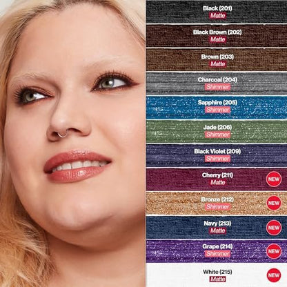 Revlon ColorStay Waterproof Eyeliner Pencil – Smudge-Proof, Long-Lasting Eye Makeup with Built-In Sharpener, Jade, 0.01 oz