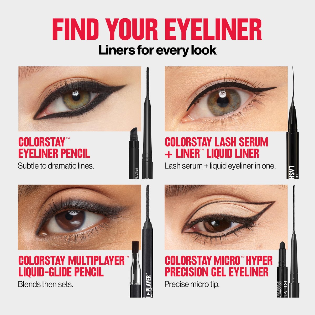 Revlon ColorStay Waterproof Eyeliner Pencil – Smudge-Proof, Long-Lasting Eye Makeup with Built-In Sharpener, Jade, 0.01 oz - görsel 17