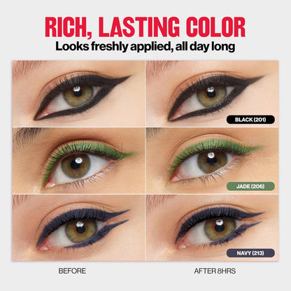 Revlon ColorStay Waterproof Eyeliner Pencil – Smudge-Proof, Long-Lasting Eye Makeup with Built-In Sharpener, Jade, 0.01 oz