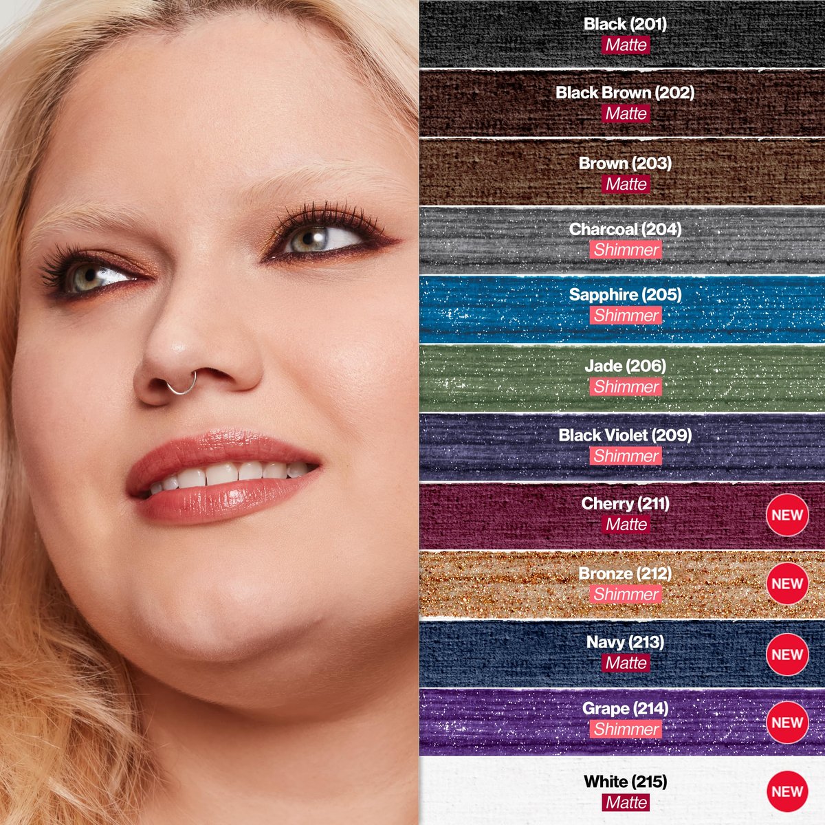 Revlon ColorStay Waterproof Eyeliner Pencil – Smudge-Proof, Long-Lasting Eye Makeup with Built-In Sharpener, Jade, 0.01 oz - görsel 15