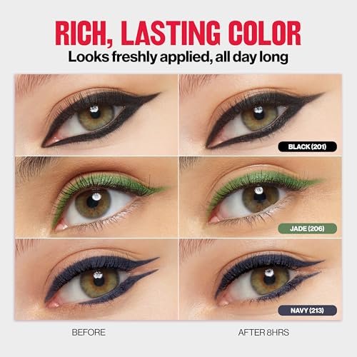 Revlon ColorStay Waterproof Eyeliner Pencil – Smudge-Proof, Long-Lasting Eye Makeup with Built-In Sharpener, Jade, 0.01 oz - görsel 10