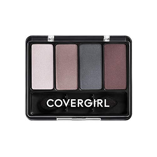 COVERGIRL Eye Enhancers 4-Kit Eyeshadow - Smokey Nudes 286, Silky Sheer Formula, Cruelty-Free Avelisse