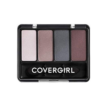 COVERGIRL Eye Enhancers 4-Kit Eyeshadow - Smokey Nudes 286, Silky Sheer Formula, Cruelty-Free Avelisse
