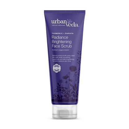 Urban Veda Exfoliating Face Scrub with Vitamin C - Brightening Face Scrub for Women, Unclog Pores for Natural Glow, Hydrating Face Cleanser for Dry & Dull Skin, 4.2 Fl Oz Avelisse