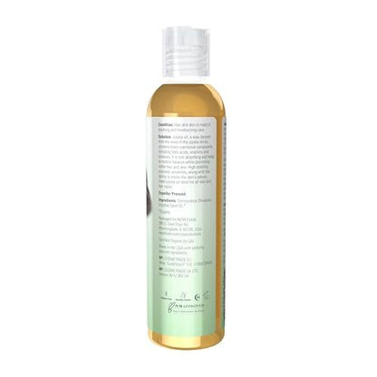 Organic Jojoba Oil for Face, Hair, and Body - Multi-Purpose Moisturizer, 8 oz Avelisse