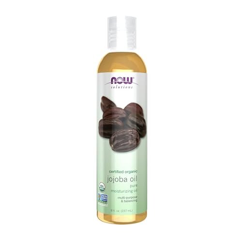 Organic Jojoba Oil for Face, Hair, and Body - Multi-Purpose Moisturizer, 8 oz Avelisse