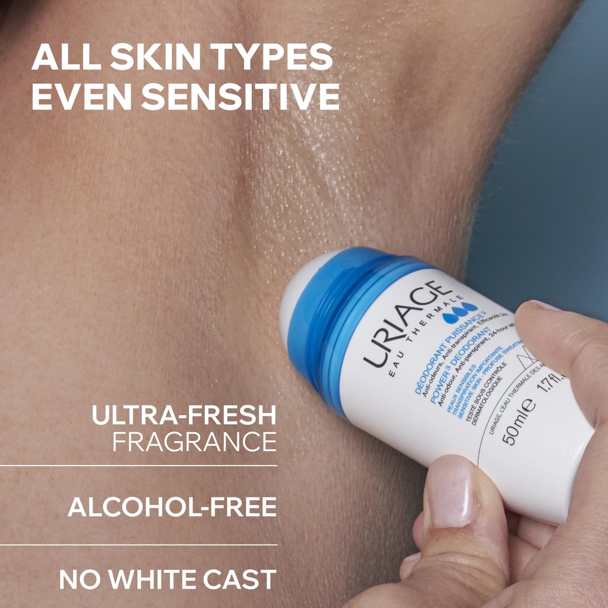Uriage Deodorant for Sensitive Skin – Aluminum-Free, 24-Hour Odor Protection, No White Marks, Unisex - görsel 5