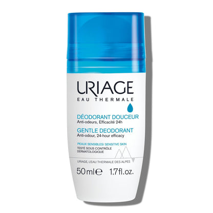 Uriage Deodorant for Sensitive Skin – Aluminum-Free, 24-Hour Odor Protection, No White Marks, Unisex