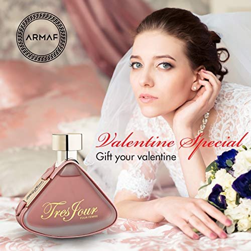 Armaf Tres Jour for Women Eau de Parfum Spray, 3.4 oz – Elegant & Long-Lasting Floral Fragrance - görsel 9