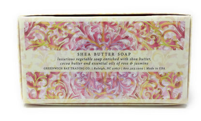 Greenwich Bay Trading Co. Shea Butter Soap, Rosewater & Jasmine, 12.9 oz (3-Pack) Avelisse