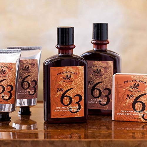Pre de Provence No.63 Men's After Shave Balm – Soothing & Hydrating Post-Shave Care, 2.5 oz Avelisse