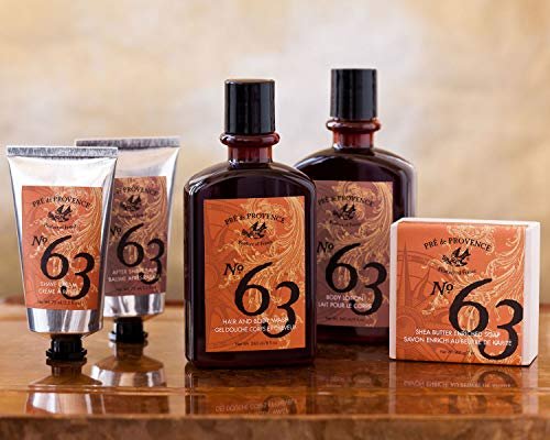 Pre de Provence No.63 Men's After Shave Balm – Soothing & Hydrating Post-Shave Care, 2.5 oz Avelisse