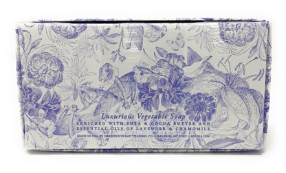 Greenwich Bay Trading Co. Shea Butter Soap, Lavender Chamomile, 3 Pack - 12.9 oz Total