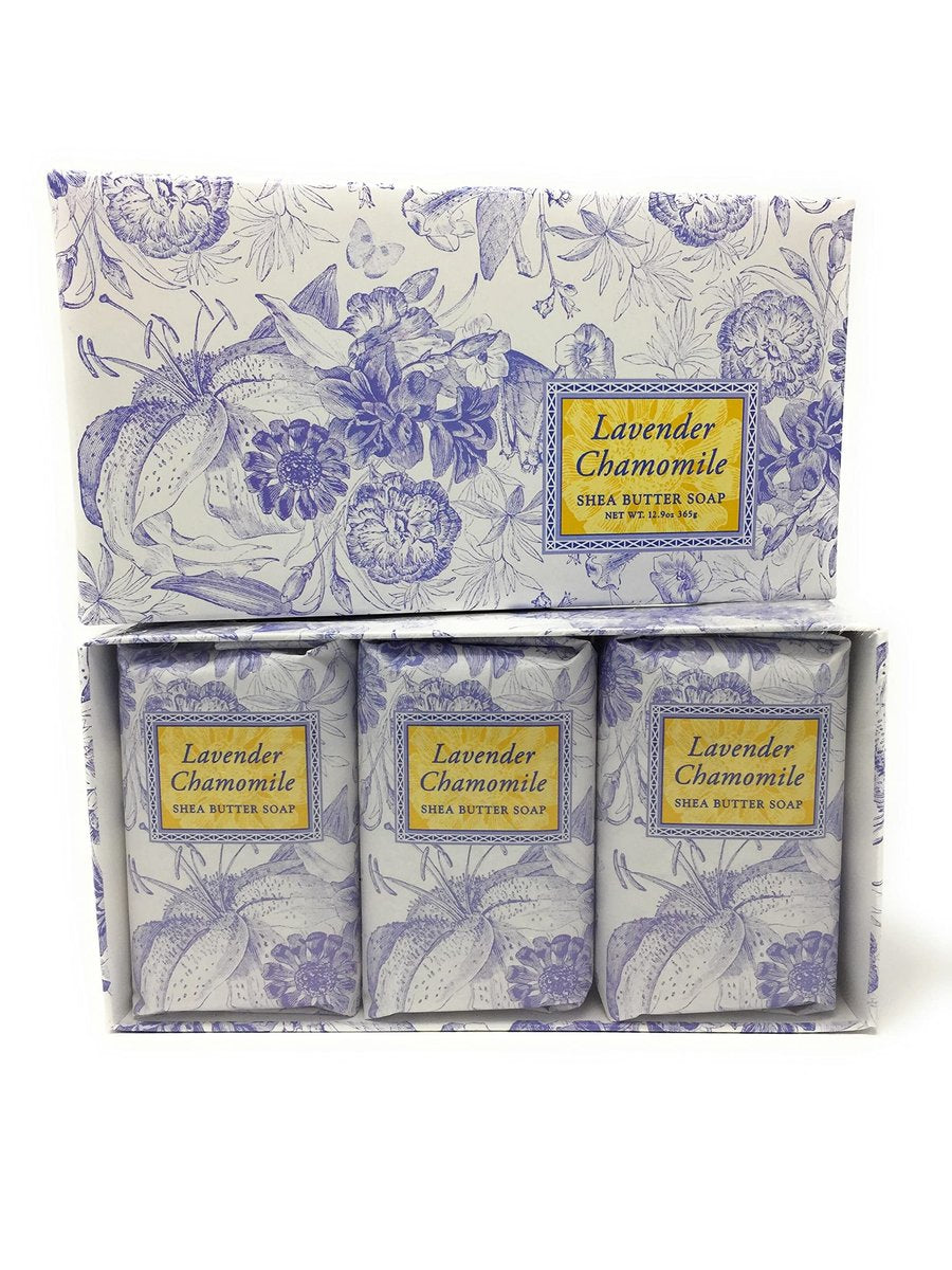 Greenwich Bay Trading Co. Shea Butter Soap, Lavender Chamomile, 3 Pack - 12.9 oz Total - görsel 5