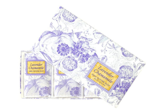 Greenwich Bay Trading Co. Shea Butter Soap, Lavender Chamomile, 3 Pack - 12.9 oz Total