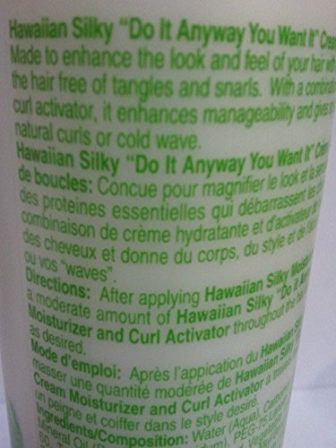 Hawaiian Silky Cream Activator – 8 oz, Do-It-Yourself Hair Styling Cream