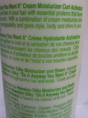Hawaiian Silky Cream Activator – 8 oz, Do-It-Yourself Hair Styling Cream