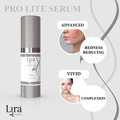 Lira Clinical PRO Lite Serum – Discoloration Correcting Face Serum with Vitamin C & Hyaluronic Acid for Dark Spots, Pore Tightening & Hydration Avelisse