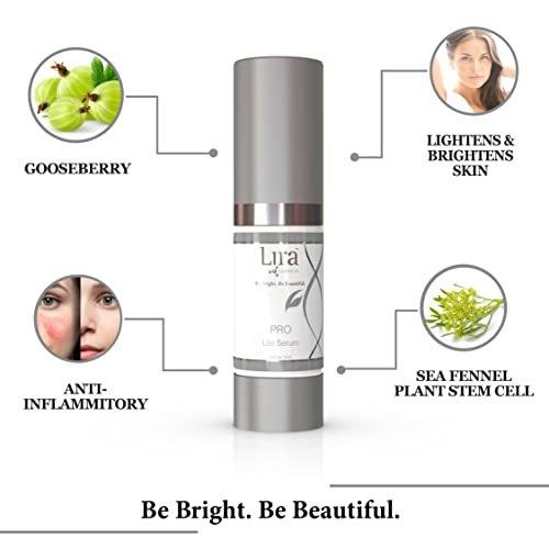Lira Clinical PRO Lite Serum – Discoloration Correcting Face Serum with Vitamin C & Hyaluronic Acid for Dark Spots, Pore Tightening & Hydration Avelisse