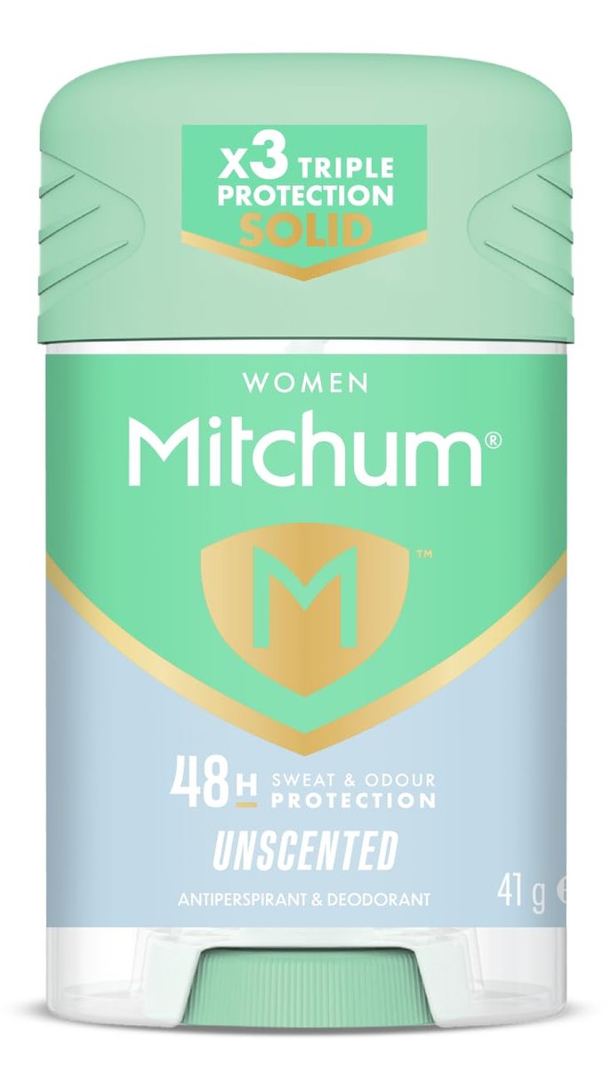 Mitchum Stick Unscented Deodorant - 41g / 1.45 oz - Powerful 48-Hour Odor Protection for Men & Women Avelisse
