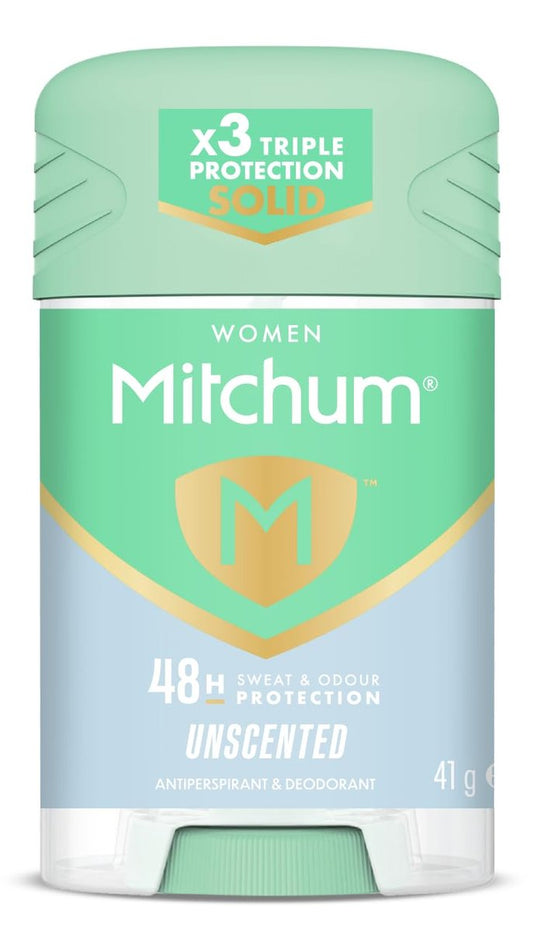 Mitchum Stick Unscented Deodorant - 41g / 1.45 oz - Powerful 48-Hour Odor Protection for Men & Women Avelisse