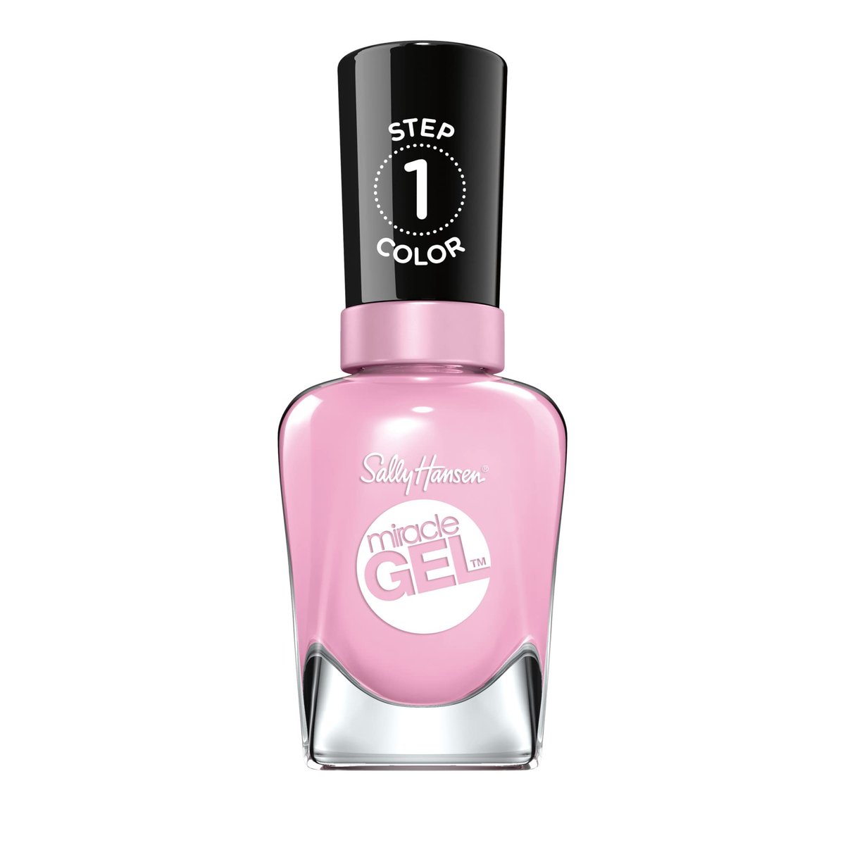 Sally Hansen Miracle Gel Nail Polish - Smartease Baby Pink - No UV Light Needed, Long-Lasting Gel-Like Finish - görsel 2