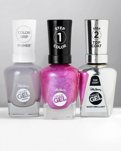 Sally Hansen Miracle Gel Nail Polish - Smartease Baby Pink - No UV Light Needed, Long-Lasting Gel-Like Finish