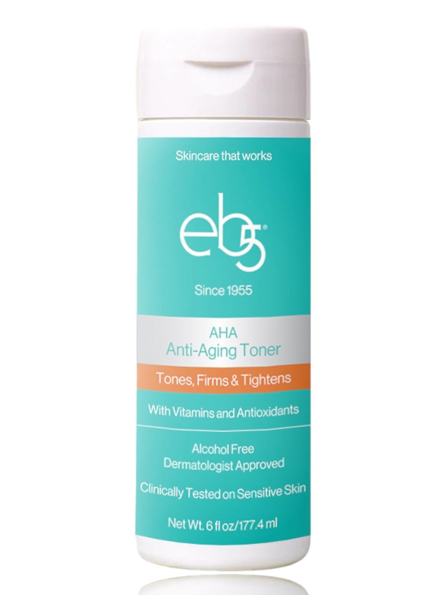 eb5 AHA Anti-Aging Facial Toner with Vitamins and Antioxidants – Alcohol-Free, Clinically Tested on Sensitive Skin, Firms & Tightens (6 fl oz) Avelisse