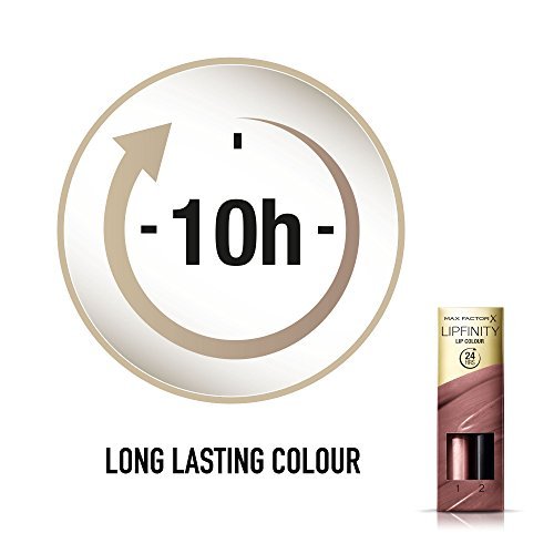 Max Factor Lipfinity Lipstick - #016 Glowing (Pink) - Long-Lasting, 24-Hour Wear - görsel 8