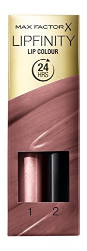 Max Factor Lipfinity Lipstick - #016 Glowing (Pink) - Long-Lasting, 24-Hour Wear