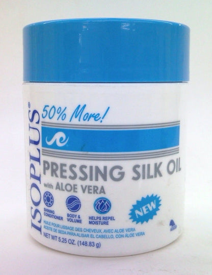 Isoplus Pressing Silk Oil with Aloe Vera - 5.25 oz Hair Treatment Oil for Dry Scalp & Styling