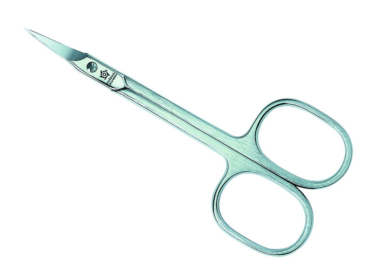 Pfeilring Germany Professional Cuticle Scissors, Nickel Plated – Precision Stainless Steel Cuticle Scissors for Safe and Effective Nail Care - görsel 1