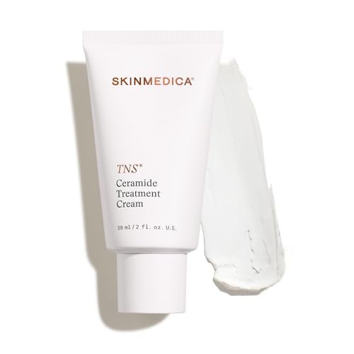 SkinMedica TNS Ceramide Treatment Facial Cream - Hydrating Moisturizer with Peptides & Ceramide Technology to Restore Skin's Moisture Balance & Barrier (2 Oz) Avelisse