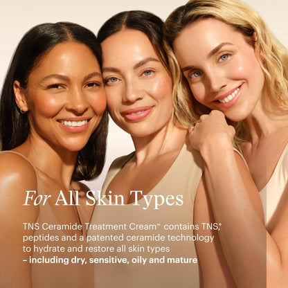 SkinMedica TNS Ceramide Treatment Facial Cream - Hydrating Moisturizer with Peptides & Ceramide Technology to Restore Skin's Moisture Balance & Barrier (2 Oz) Avelisse