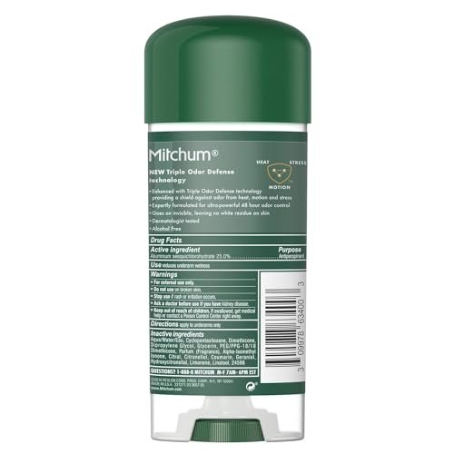 Mitchum Advanced Gel Anti-Perspirant & Deodorant, Mountain Air, 3.4 oz (Pack of 2) - görsel 10