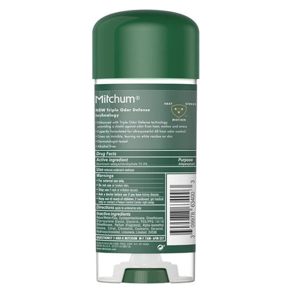 Mitchum Advanced Gel Anti-Perspirant & Deodorant, Mountain Air, 3.4 oz (Pack of 2)