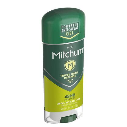 Mitchum Advanced Gel Anti-Perspirant & Deodorant, Mountain Air, 3.4 oz (Pack of 2)