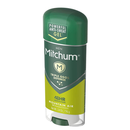 Mitchum Advanced Gel Anti-Perspirant & Deodorant, Mountain Air, 3.4 oz (Pack of 2)