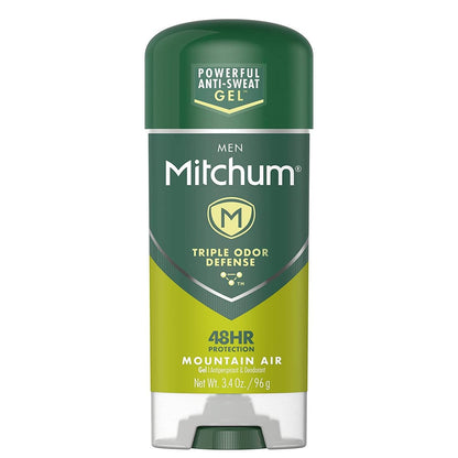 Mitchum Advanced Gel Anti-Perspirant & Deodorant, Mountain Air, 3.4 oz (Pack of 2)